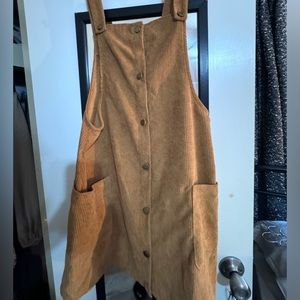 Tan corduroy dress. Very cute, never worn. Size small